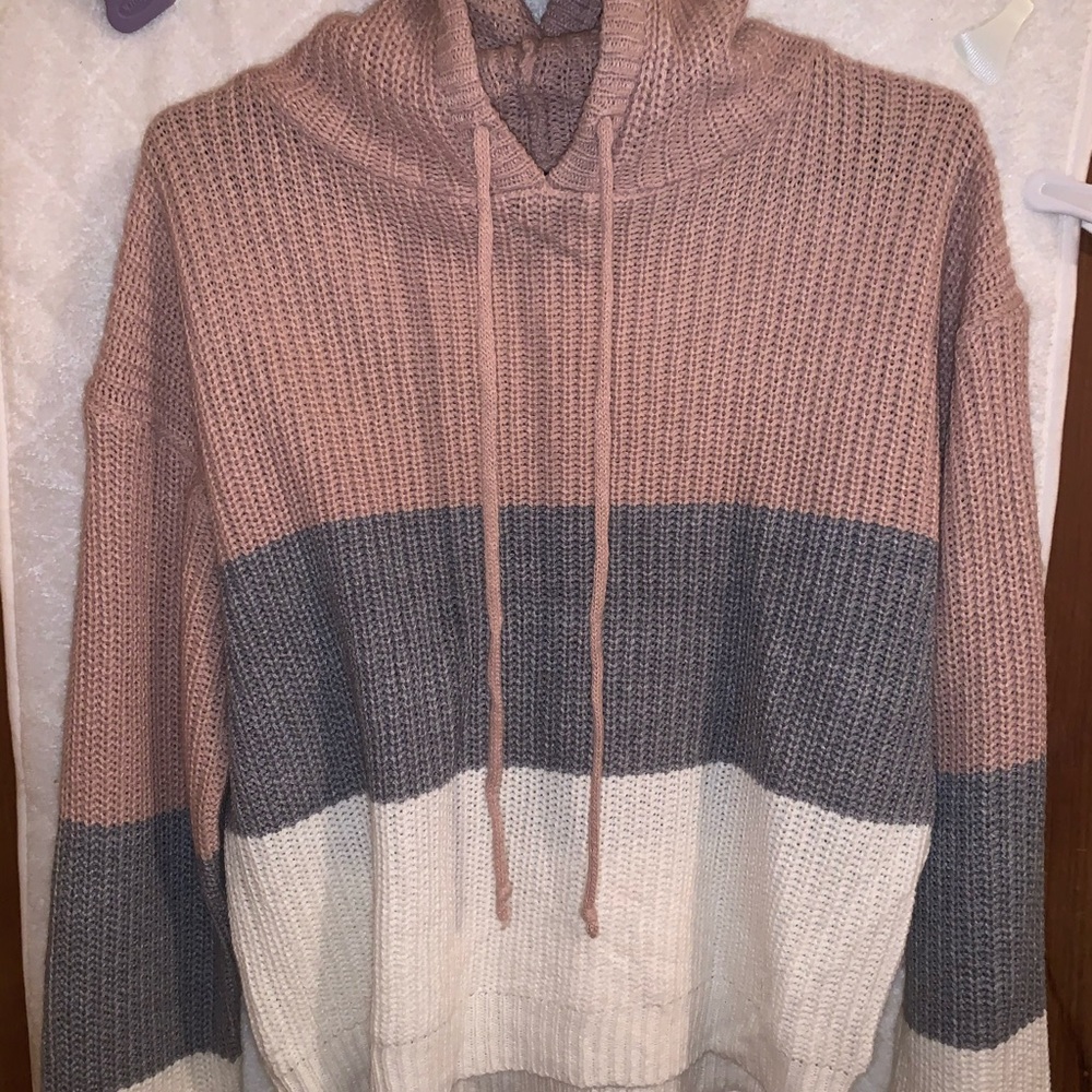 Colorblock sweater